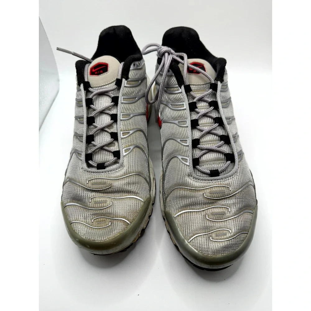 Nike Air Max Plus QS‎ 903827-001 Mens 11.5 Running Shoes Silver Bullet Sneaker